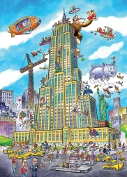 Puzzle DoodleTown : Empire State 1000 pièces