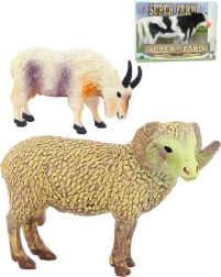 Figurine en plastique d’animal de ferme 8 cm - 1 pièce