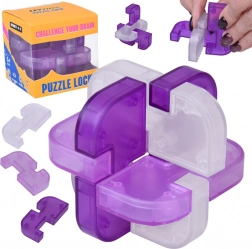 Casse-tête logique 3D Puzzle Lock – cube violet