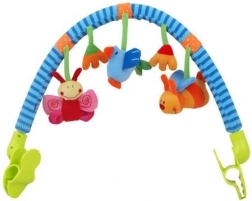Jouet en peluche suspendu pour poussette Baby Mix