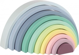 Puzzle en bois Lelin Arc-en-ciel
