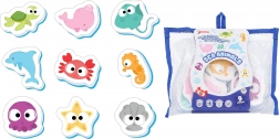 Jouets de bain en mousse avec motifs d'animaux marins
