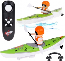 kayak RC rétroéclairé avec rameur pour enfants