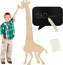 Toise girafe en bois pour une taille jusqu’à 125 cm