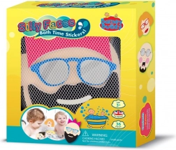 Autocollants en mousse pour le bain – visages rigolos