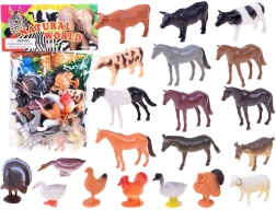 Animaux de la ferme – coffret de 20 figurines