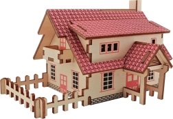WOODCRAFT puzzle 3D en bois Ranch