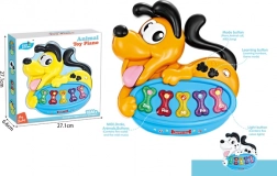 Petit piano pour enfants en forme de chien
