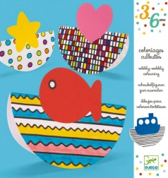 Djeco 3D coloriages à bascule pour enfants