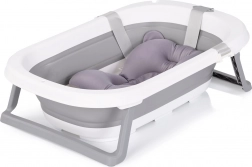 Baignoire bébé pliante avec coussin Grey