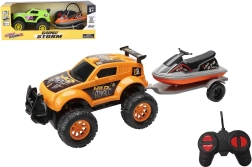 Voiture Tout-Terrain RC avec Scooter Nautique Télécommandé