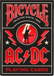 Cartes à jouer Bicycle inspirées par AC/DC