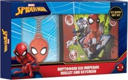 Portefeuille pour enfant avec porte-clés Spider-Man