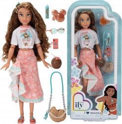 Poupée fashion Disney ILY 4EVER inspirée par MOANA, 30 cm avec accessoires