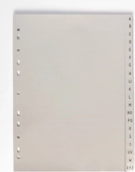Diviseur A4 A-Z Gris