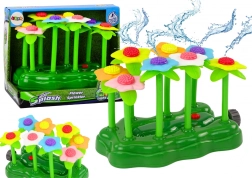 Jouets d’eau de jardin Fontaine fleurie pour enfants avec éclairage