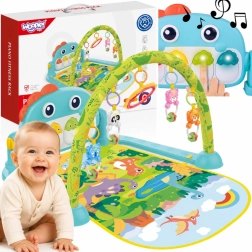 Tapis d’éveil Woopie pour bébé avec arche dinosaure