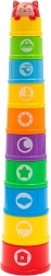 Gobelets empilables numérotés avec mélodie BABY MIX, 10 pièces