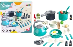 Ensemble de casseroles et poêles Little Chef's Aliments 33 pièces