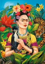 Puzzle Trefl Premium Plus – portrait de Frida Kahlo, 1000 pièces