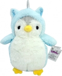 Pingouin en peluche Romek bleu 20 cm