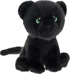Panthère en peluche Keeleco en matériaux recyclés 14 cm