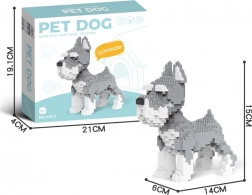 jeu de construction 800 pièces – schnauzer