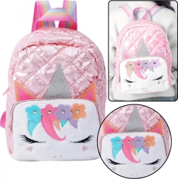 Sac à dos scolaire enfant licorne rose 32 cm