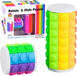 Casse-tête logique gobelet rotatif – puzzle coloré