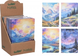 Carnet ligné 21 × 14,5 cm – Paysage, 80 pages