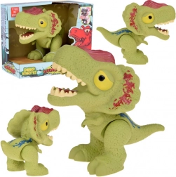 Figurine de dinosaure Dilophosaurus avec membres articulés