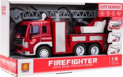 Unité de pompiers avec lumières, sons et eau 1:16