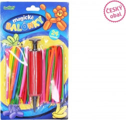 Set de ballons magiques 24 pcs avec pompe – emballage tchèque