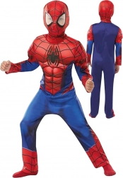 Déguisement enfant SPIDER-MAN rouge et bleu avec masque 110–116 cm (5–6 ans)