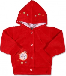 Sweat en velours à capuche pour bébé 68 (4–6 mois)
