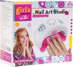 Ensemble de peinture à ongles pour enfants avec séchoir et accessoires