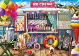 Puzzle EDUCA – camion de glaces, 500 pièces
