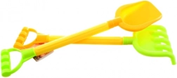 Set de sable pelle et râteau grands