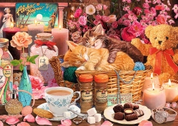 trefl puzzle premium plus tea time tout est magnifique 1000 pièces