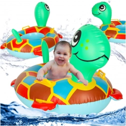 Siège gonflable pour enfants en forme de tortue pour l’eau 15 kg