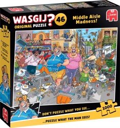 Puzzle JUMBO WASGIJ 46 Folie de la rue principale 1000 pièces