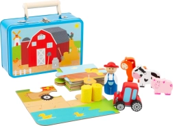 Small Foot Puzzle en bois avec figurines Ferme