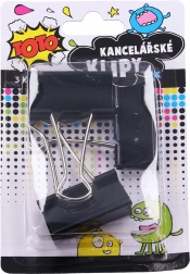 Clips de bureau 41 mm, lot de 3 pièces