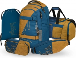 Set scolaire BAAGL Skate Max Duo : sac à dos, trousse, sac de gym, sac de sport et banane