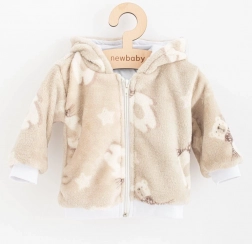 sweat d’hiver enfant en wellsoft avec capuche New Baby Polar Bear