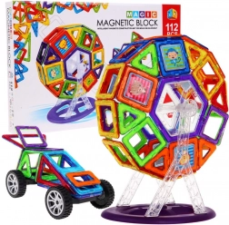 jeu de construction magnétique magique 112 pièces