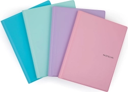 Bloc à anneaux A5 Pastelini avec couverture en plastique