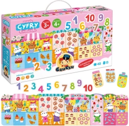 Puzzle Chiffres Lapins