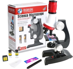Grand microscope pour petit scientifique à piles