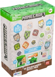 minecraft set de recharge 3d pour la fabrication d’autocollants – kit de remplacement